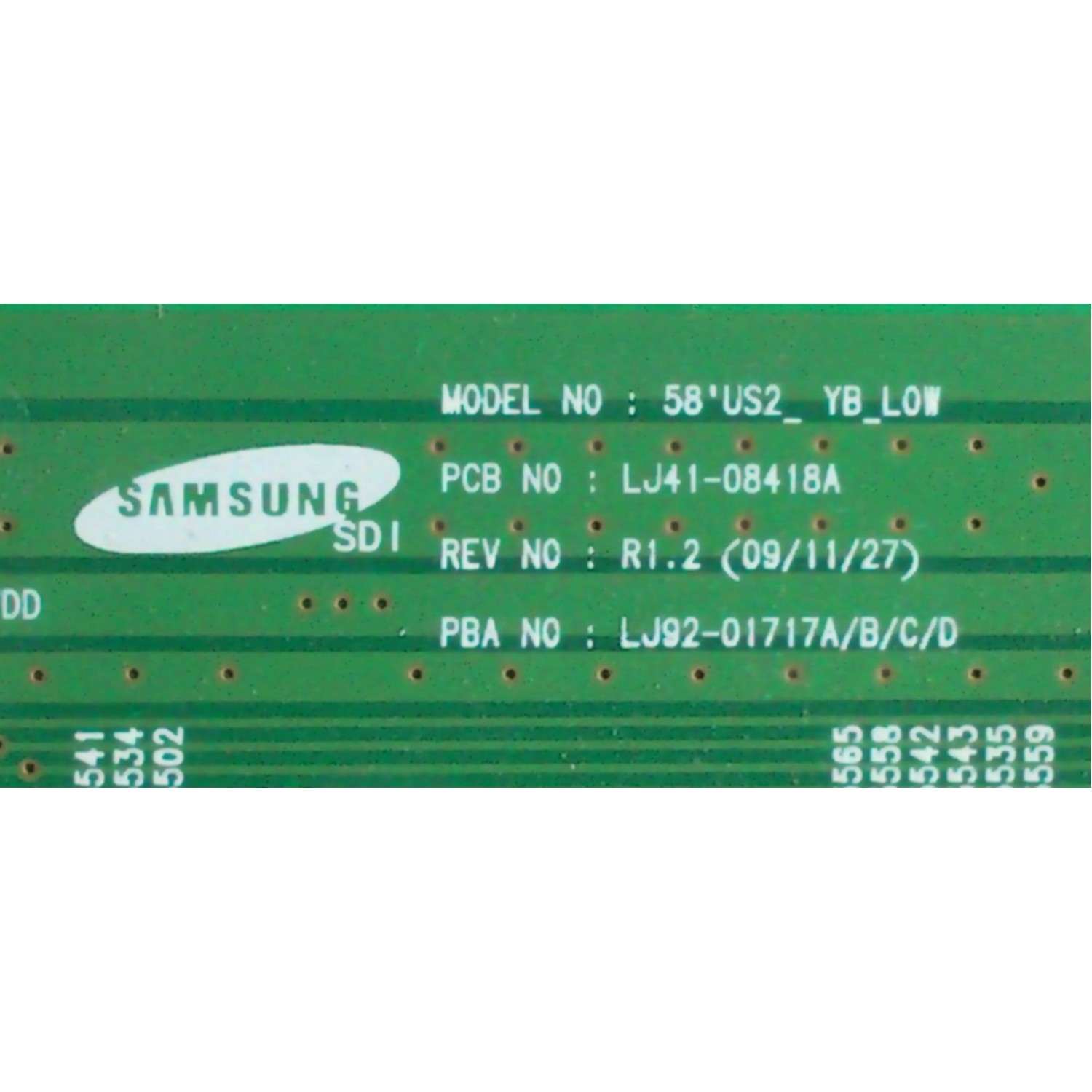 Y-DRIVE BUFFER 717A / 	LJ41-08418A / LJ92-01717A / SAMSUNG BN96-12684A MODELO PN58C500G2FXZA - Imagen 2